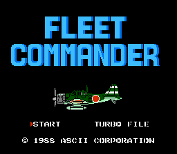 Game Fleet Commander (Dendy - nes)