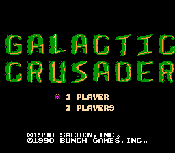 Game Galactic Crusader (Dendy - nes)