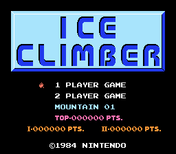 Game Ice Climber (Dendy - nes)