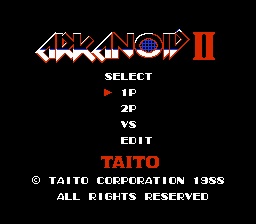 Game Arkanoid II (Dendy - nes)