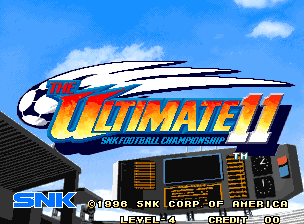 Game Ultimate 11 - The SNK Football Championship (Neo Geo - ng)