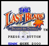 Game Last Blade, The (Neo Geo Pocket Color - ngpc)