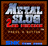 Game Metal Slug - 2nd Mission (Neo Geo Pocket Color - ngpc)
