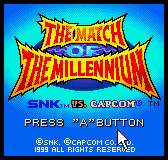 Game SNK Vs Capcom - Match of The Millennium (Neo Geo Pocket Color - ngpc)