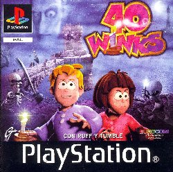 Game 40 Winks - con Ruff & Tumble (PlayStation - ps1)