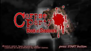 Game Corpse Party: Book of Shadows (PlayStation Portable - psp)