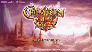 Game Crimson Gem Saga (PlayStation Portable - psp)