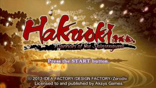 Game cover Hakuouki: Bakumatsu Musou Roku ( - psp)