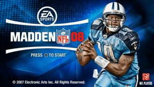 Game cover Madden NFL 08 ( - psp)