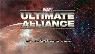 Обложка игры Marvel: Ultimate Alliance
