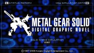 Game Metal Gear Solid: Digital Graphic  (PlayStation Portable - psp)