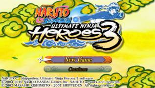 Game cover Naruto Shippuden: Ultimate Ninja Heroes 3 ( - psp)