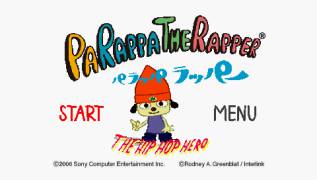 Обложка игры PaRappa the Rapper