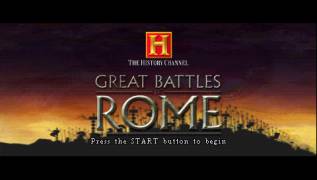 Game The History Channel: Great Battles of Rome (PlayStation Portable - psp)