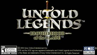 Game Untold Legends: Brotherhood of the Blade (PlayStation Portable - psp)