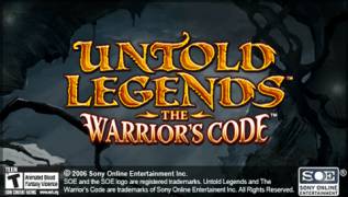 Game cover Untold Legends: The Warrior