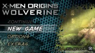 Game cover X-Men Origins: Wolverine ( - psp)