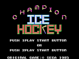 Game Champion Ice Hockey (SG-1000 - sg1000)