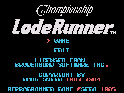 Game Championship Lode Runner (SG-1000 - sg1000)