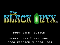 Game Black Onyx, The (SG-1000 - sg1000)