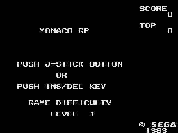 Game Monaco GP (SG-1000 - sg1000)