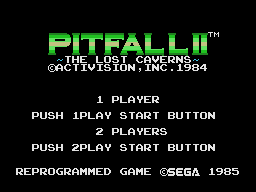 Game Pitfall II (SG-1000 - sg1000)