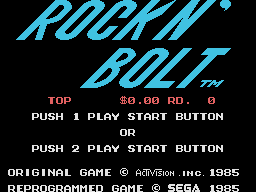Game Rock N` Bolt (SG-1000 - sg1000)