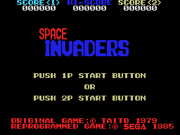 Game Space Invaders (SG-1000 - sg1000)