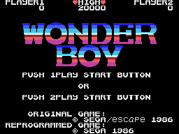 Game Wonder Boy (SG-1000 - sg1000)