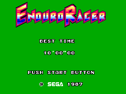 Game Enduro Racer (Sega Master System - sms)