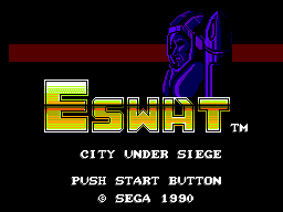 Game E-SWAT - City Under Siege (Sega Master System - sms)