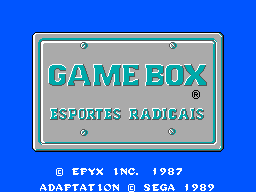 Game Game Box Esportes Radicais (Sega Master System - sms)