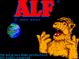 Game ALF (Sega Master System - sms)