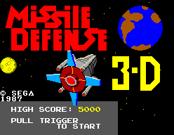 Game Missile Defense 3-D (Sega Master System - sms)