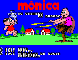Game Monica no Castelo do Dragao (Sega Master System - sms)
