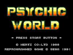 Game Psychic World (Sega Master System - sms)