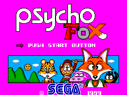 Game Psycho Fox (Sega Master System - sms)