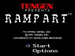 Game Rampart (Sega Master System - sms)