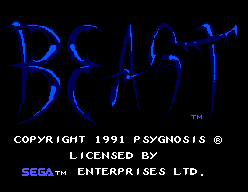Game Shadow of the Beast (Sega Master System - sms)