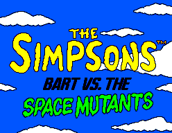 Game Simpsons, The - Bart vs. Space Mutants (Sega Master System - sms)