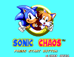 Game Sonic Chaos (Sega Master System - sms)