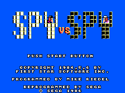 Game Spy vs. Spy (Sega Master System - sms)