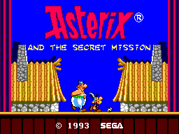Game Asterix and the Secret Mission (Sega Master System - sms)