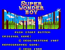 Game Super Wonderboy - Monster World (Sega Master System - sms)