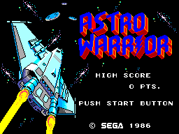 Game Astro Warrior (Sega Master System - sms)