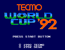 Обложка игры Tecmo World Cup 