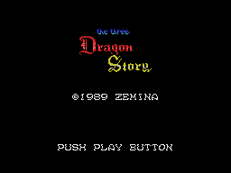 Game Three Dragon Story, The (Sega Master System - sms)