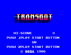 Game Trans-Bot (Sega Master System - sms)