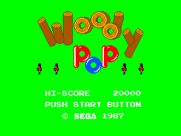 Game Woody Pop (Sega Master System - sms)