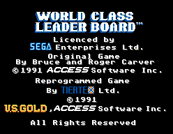 Game World Class Leaderboard (Sega Master System - sms)
